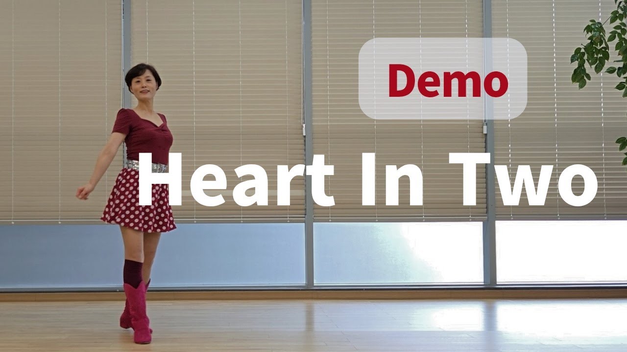 Heart In Two Line Dance -  Demo