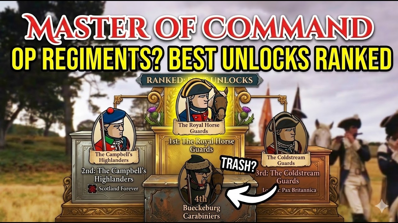 The Most Efficient British Units in Master of Command: Regimental Tier List
