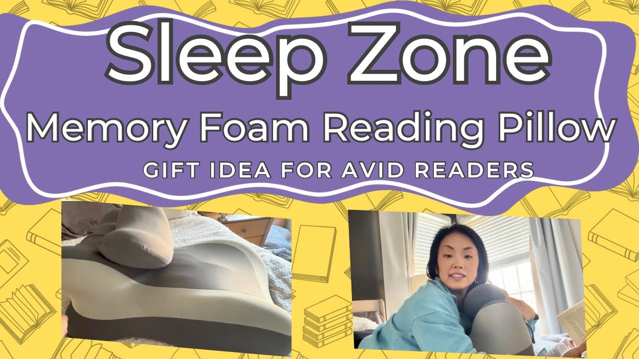 This Memory Foam Reading Pillow Makes Reading in Bed Actually Comfortable 📚