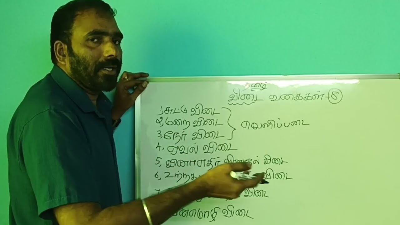 விடை வகைகள் 8, குறிப்பு விடை 5, வெளிப்படை விடை 3, Vidai Vakaikal, kurippu vidai, velippadai vidai