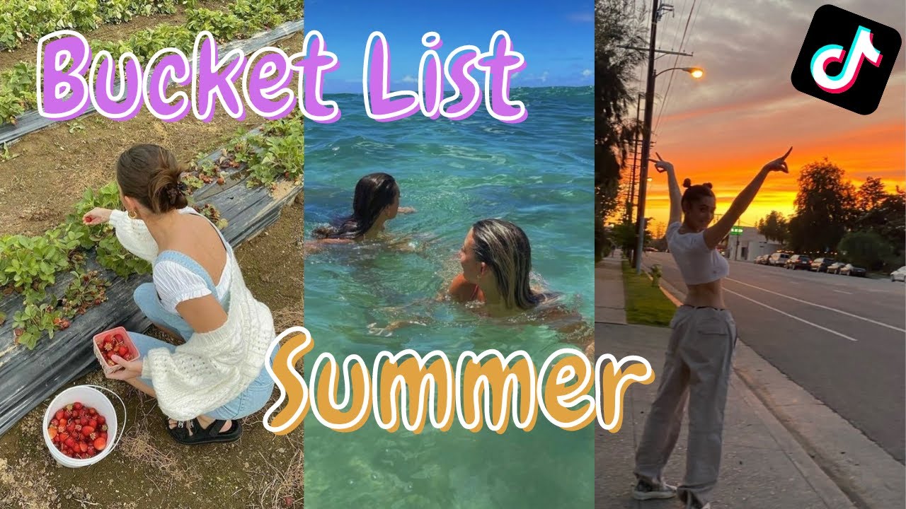 Summer Bucket List Ideas☀️ | Tik Tok Compilation