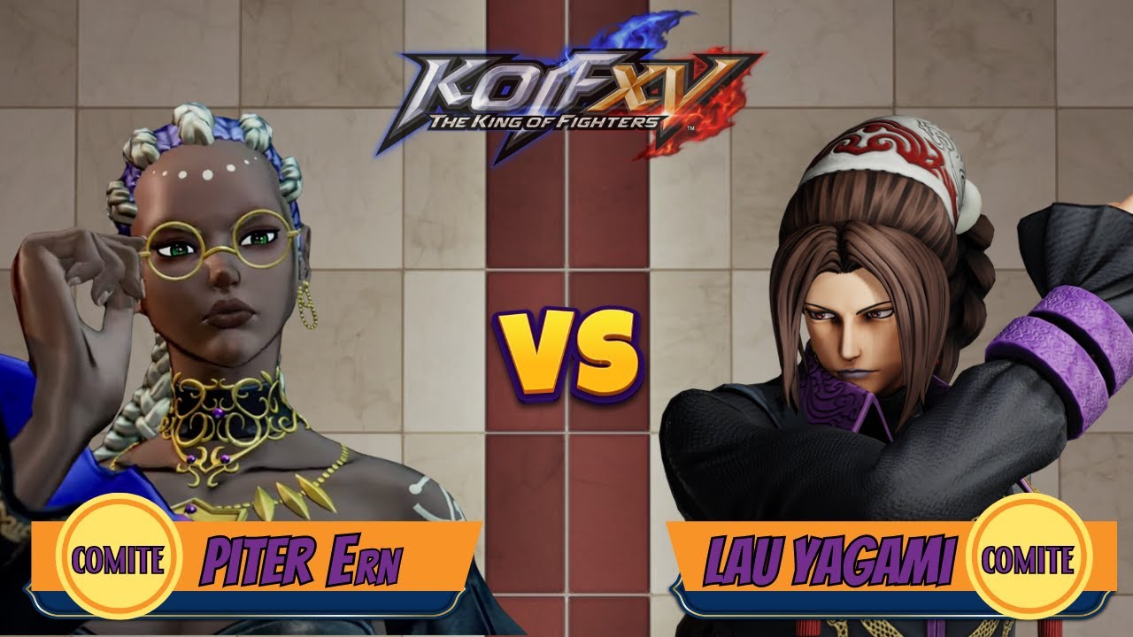 KOF XV Lau Yagami Vs PiterErn - Brazilian Top players gameplay.