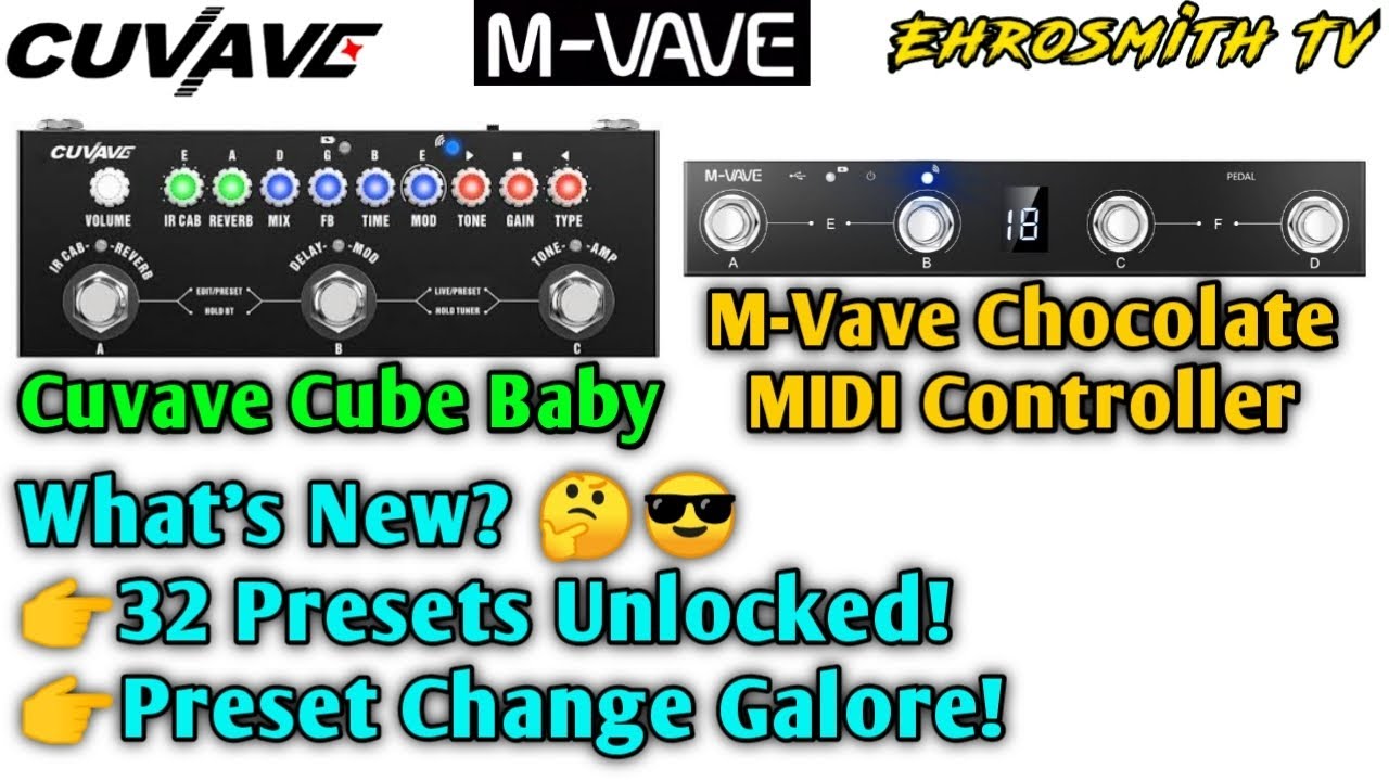 Cuvave Cube Baby + M-Vave Chocolate Wireless MIDI Controller Demo