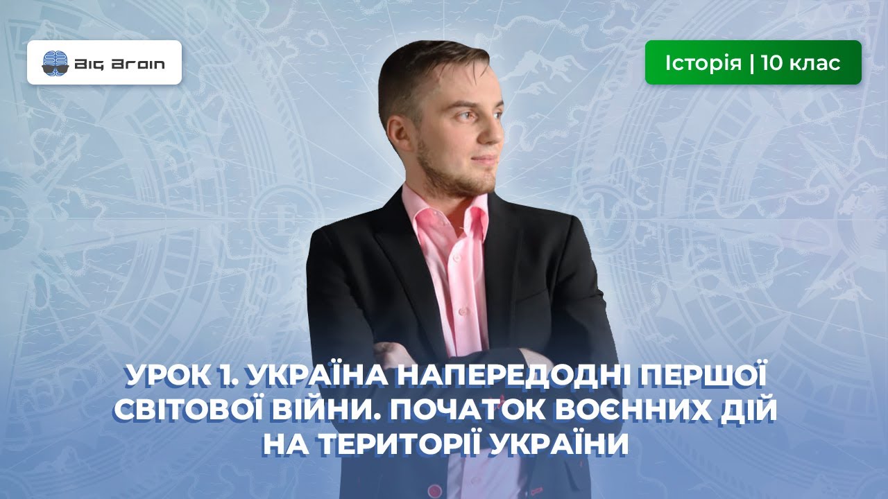 Україна напередодні Першої світової війни.  Початок воєнних дій на території України