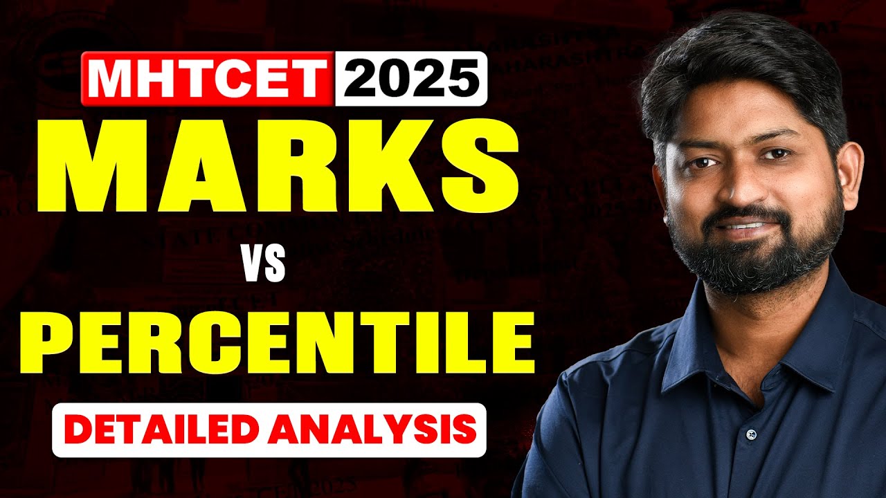 Marks Vs Percentile Analysis By Ankush Sir | MHTCET2025 | GanitAnk | #mhtcet2025 #marksvspercentile