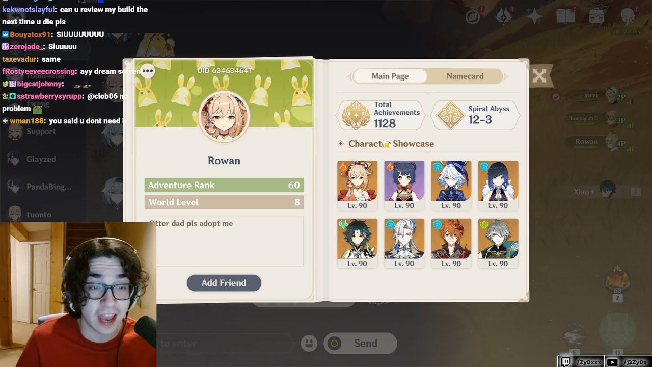 zy0x coop adventure n-14: 1128 achievement yoimiya main