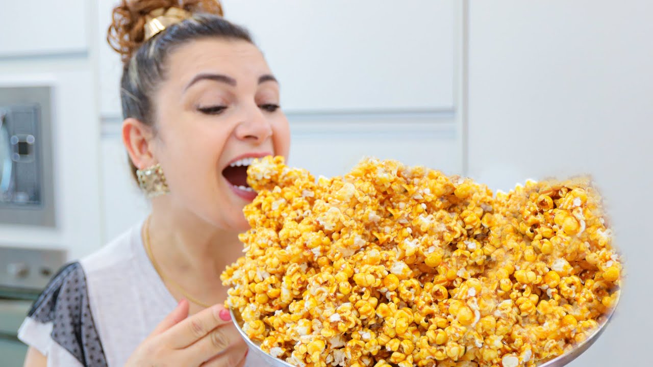 PIPOCA DOCE CARAMELIZADA DE UM JEITO QUE VOCE NÃO VAI ERRAR