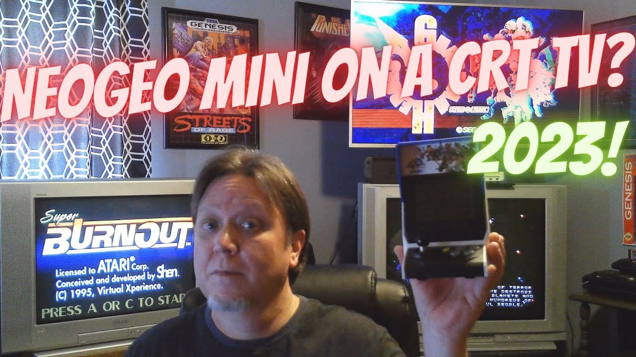 NEOGEO Mini выглядит лучше на ЭЛТ-телевизоре?