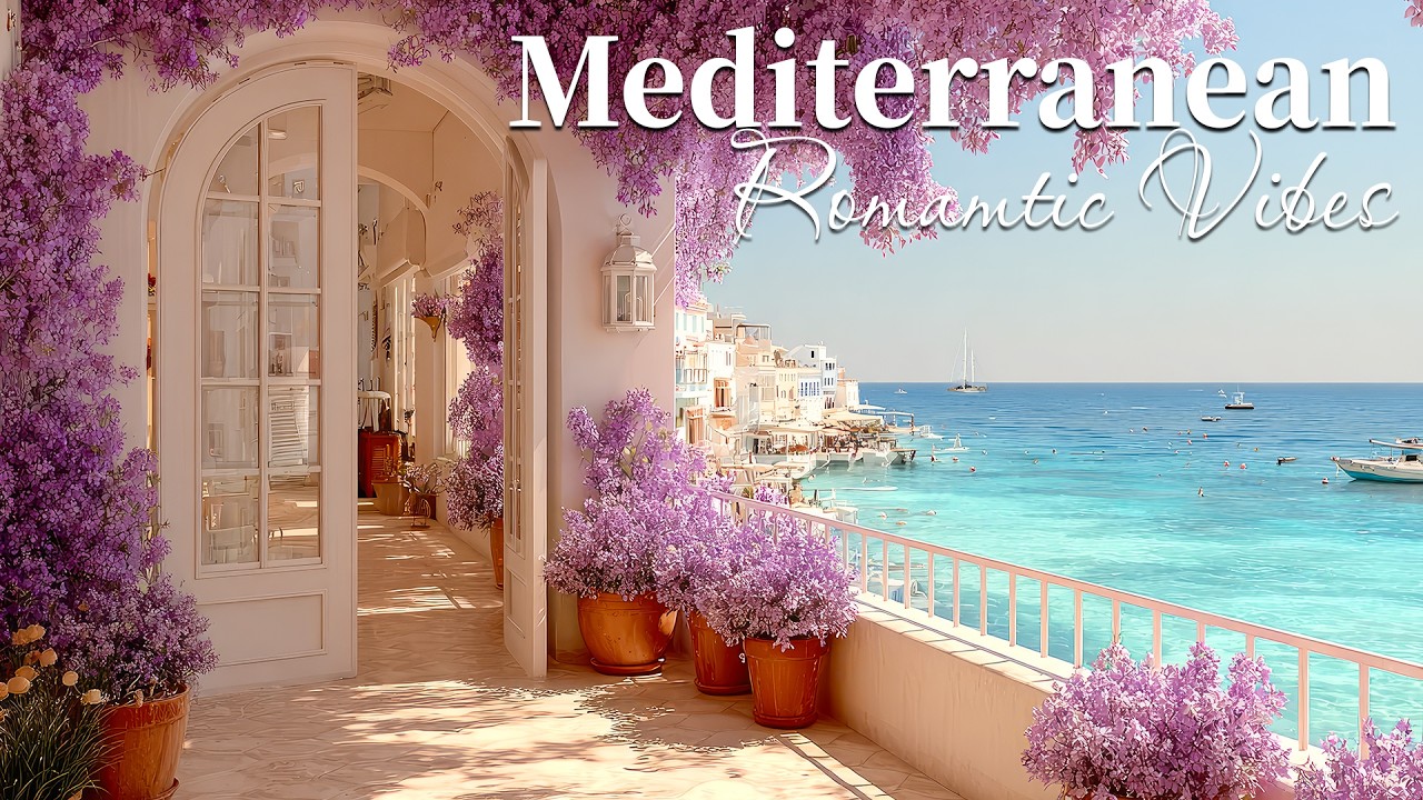 Chill Mediterranean Music & Italian Vibes 🏡🌊 Romantic Italian Music & Dreamy Coast Views