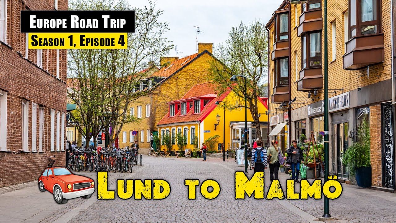 Driving from the Oldest CITY of Sweden to Malmö | Europe Road Trip, S1 EP4
