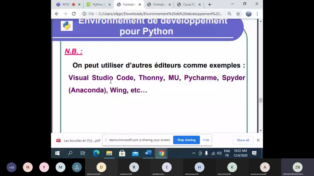 درس بايثون cours python 1 (Darija): Syntax, Variable, Types, Casting