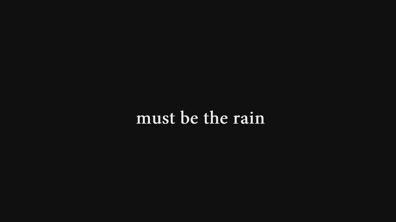 must be the rain  - TTL North Edinburgh 2024