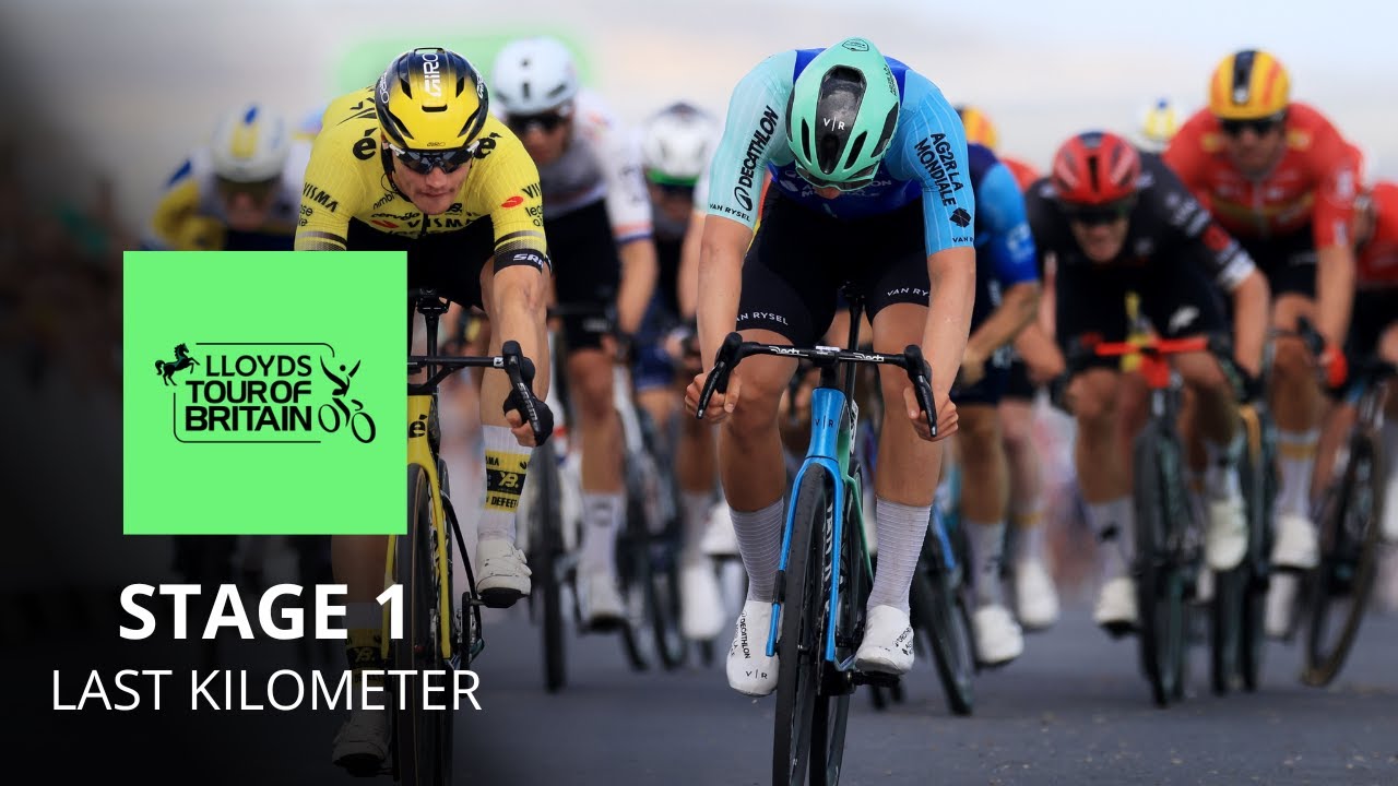 Lloyds Tour of Britain 2025 - Stage 1 Last Kilometer - Explosive duel between Kooij and Gudmestad