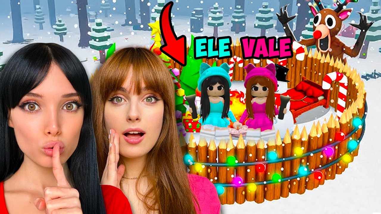 CREIAMO LA BASE NATALIZIA PIU SICURA 99 NOTTI! ROBLOX ITA 🇮🇹