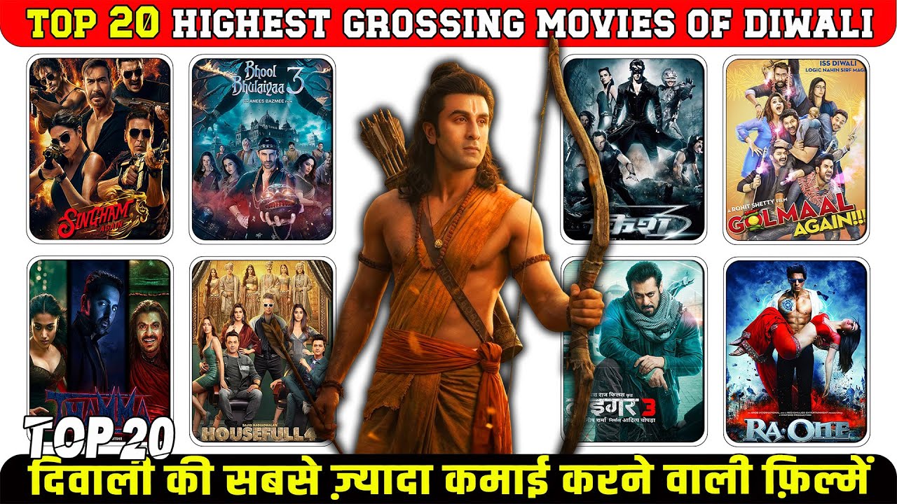 Diwali Festival Special 🪔 | Top 20 Bollywood Highest Grossing Movies Of All Time | Hindi Box Office