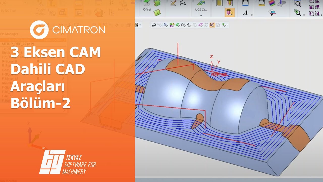 Cimatron 3 Eksen CAM ve Dahili CAD Araçları Bölüm-2