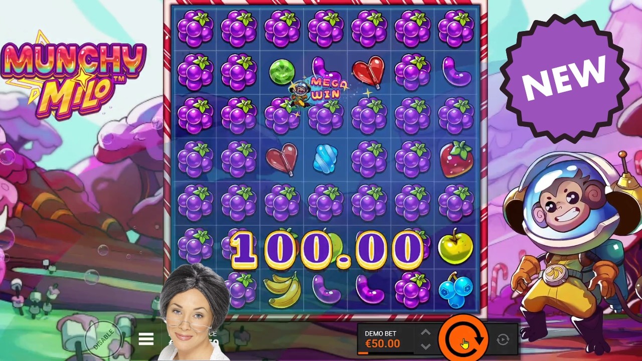 👩&zwj;🦳🎰 MUNCHY MILO🚨NEW SLOT👍HACKSAW GAMING 🎰 #newslots 🚨#demoplay
