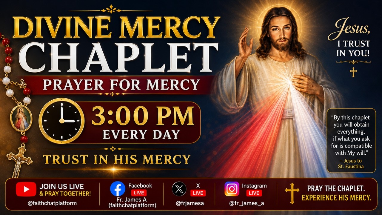 Hour of Mercy | Divine Mercy Chaplet | Prayer for Healing