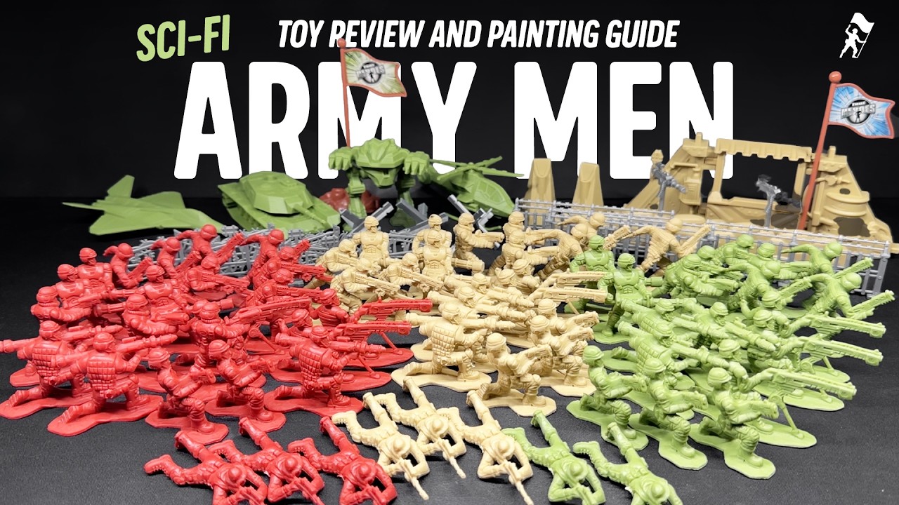 I bought army men and painted them like Starship Troopers, Review and Painting Guide