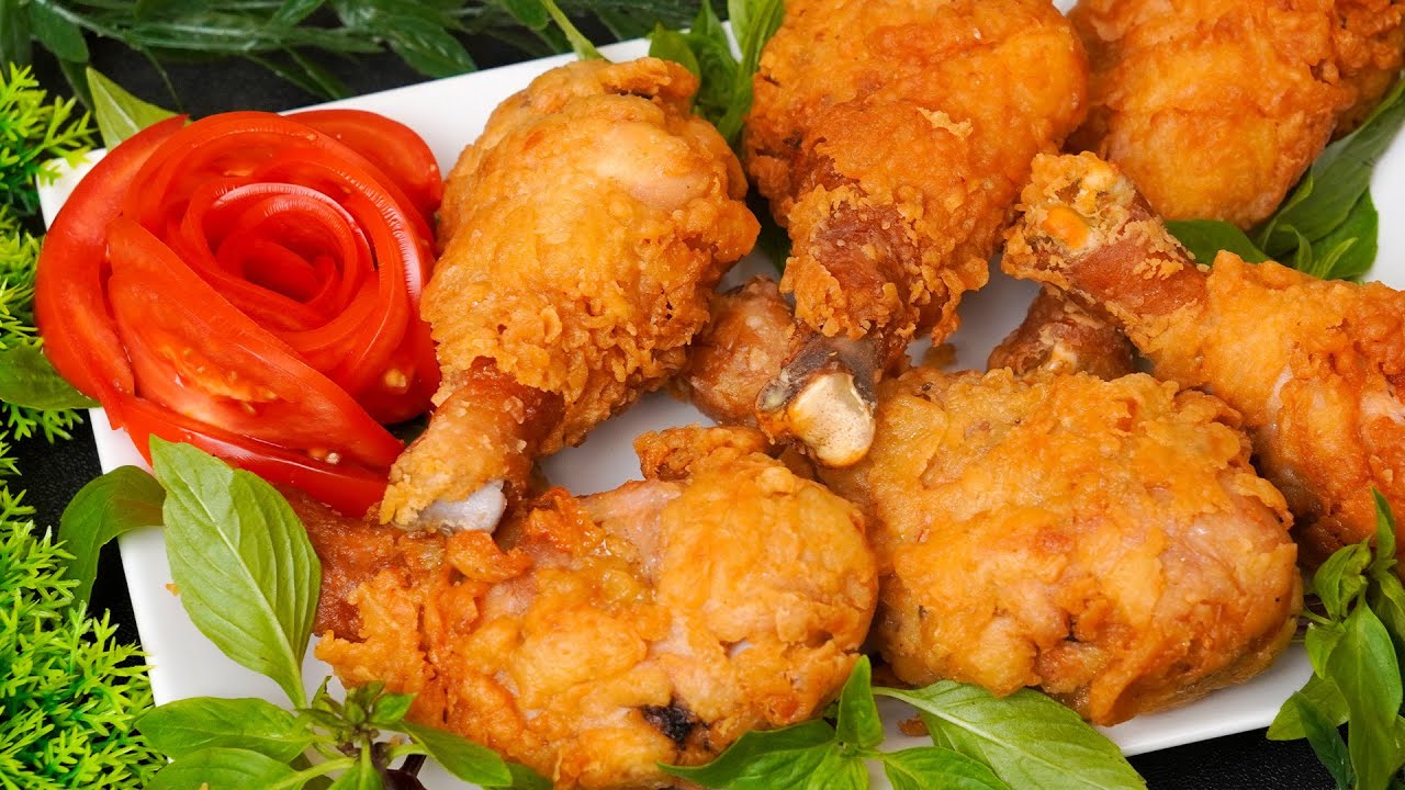 B&iacute; Quyết l&agrave;m Đ&Ugrave;I G&Agrave; CHI&Ecirc;N gi&ograve;n tan như KFC ngay tại nh&agrave; | Bếp Nh&agrave; Giang