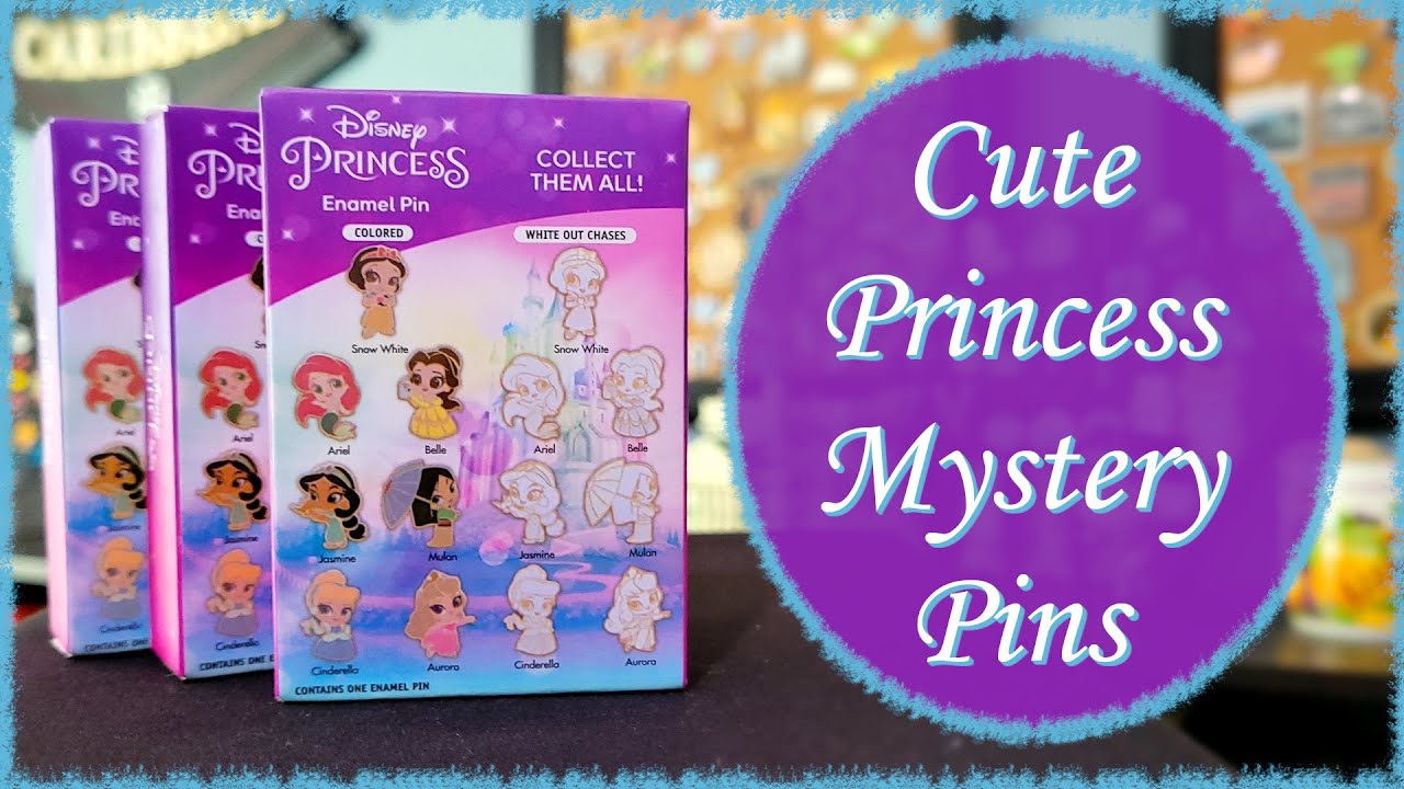 Disney Pin Unboxing | Cute Princess Mystery Pins | Pink a la Mode Exclusive