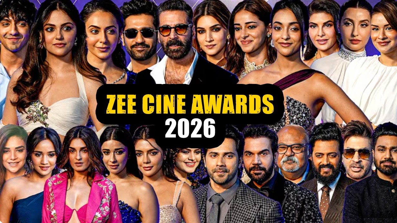 Zee Cine Award 2026: Ananya Panday, Nora Fatehi, Akshay Kumar, Vicky Kaushal, Avneet Kaur& Others