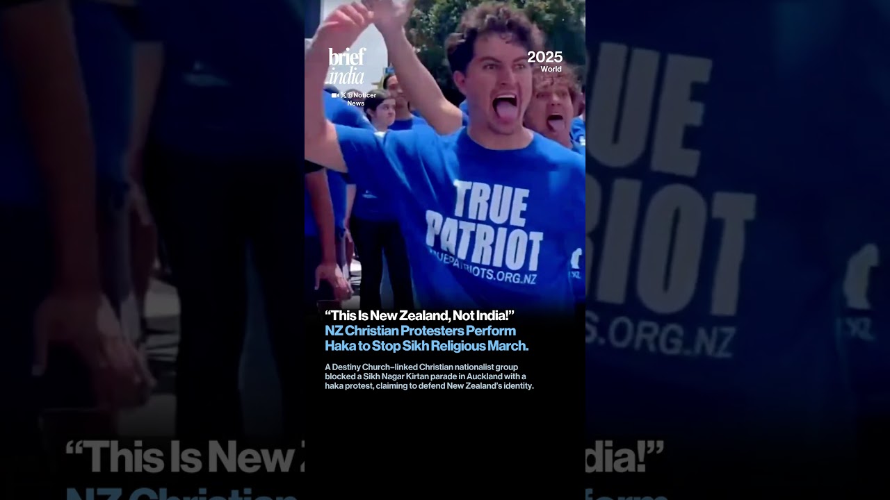 &ldquo;This Is New Zealand, Not India!&rdquo; NZ Christian Protesters Perform Haka to Stop Sikh Religious March.