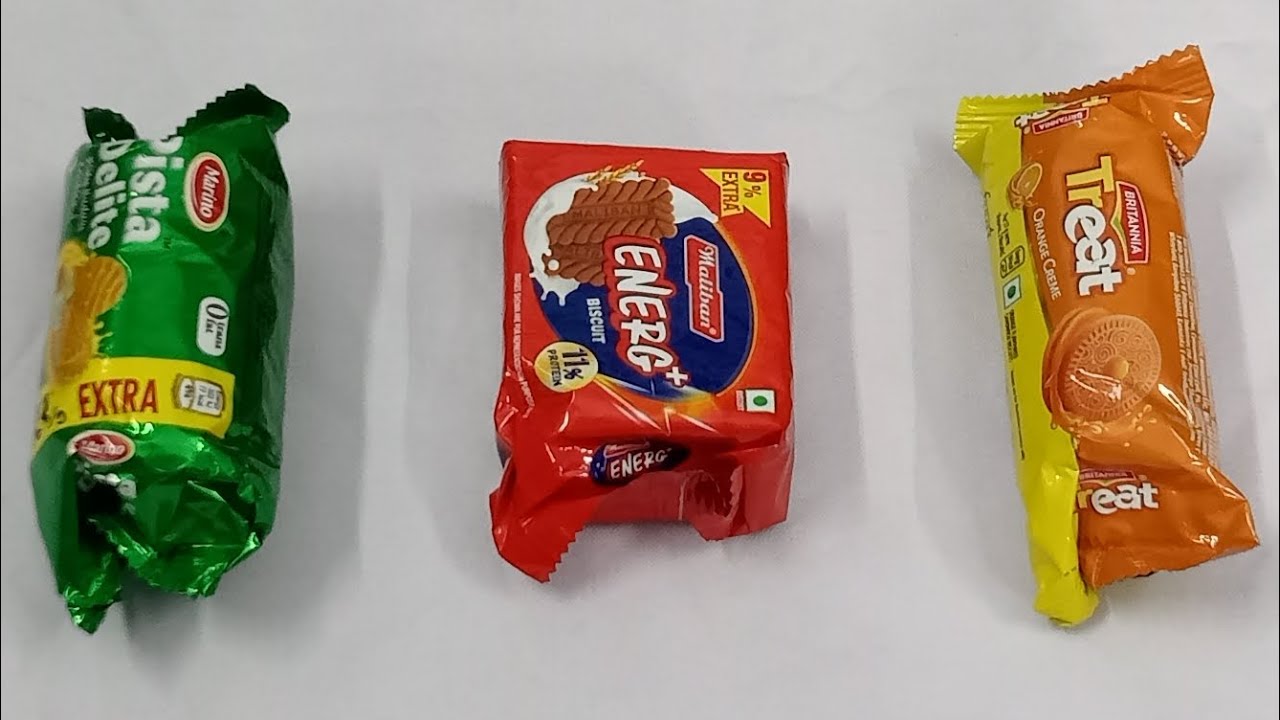 Pista Delite vs Energy+ Biscuits vs Treat Orenge Cream Biscuit ||🍪 Cookies || #asmr #sandhyascookies