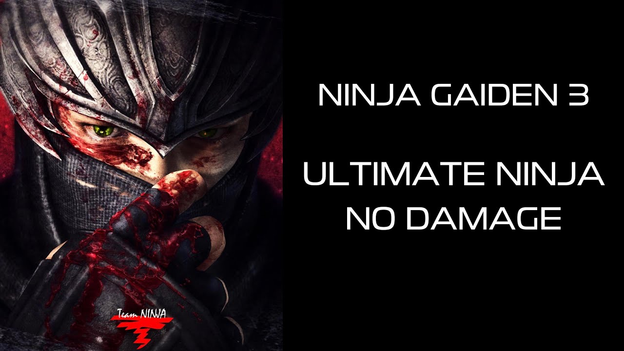 Ninja Gaiden 3 - NO DAMAGE - Ultimate Ninja (World's First)