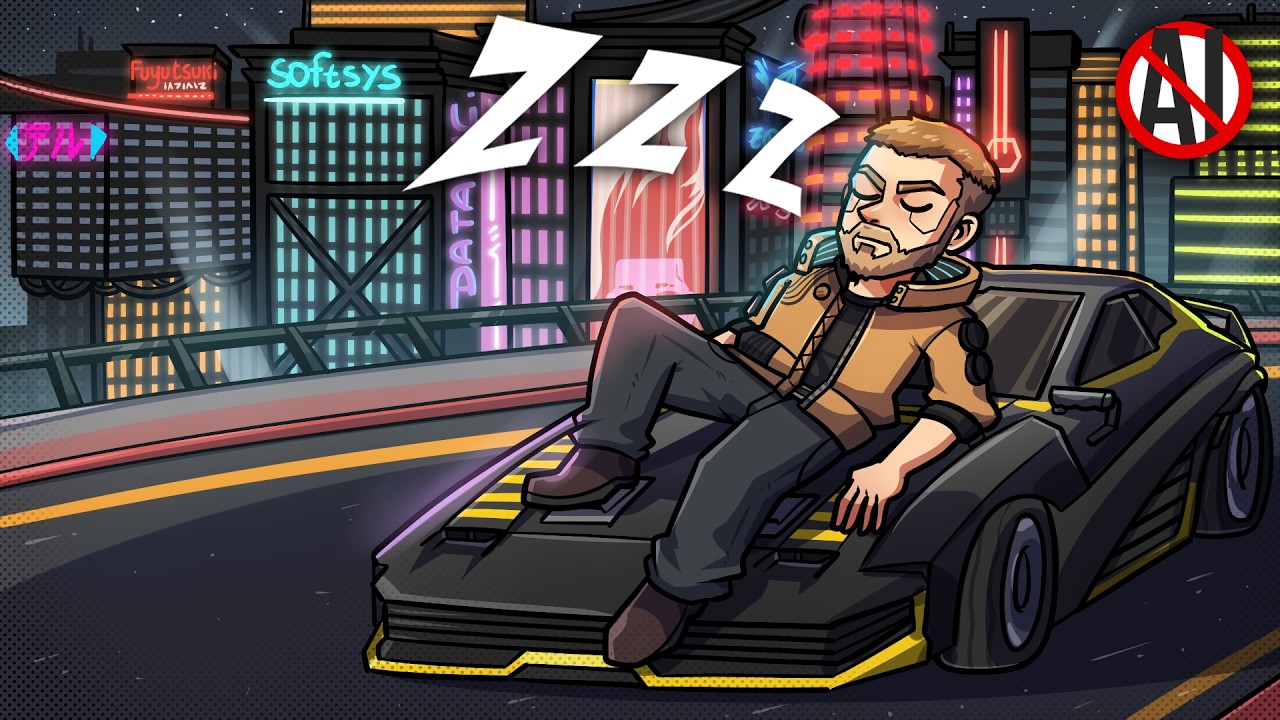2 Stunden Cyberpunk 2077 Fakten zum Einschlafen