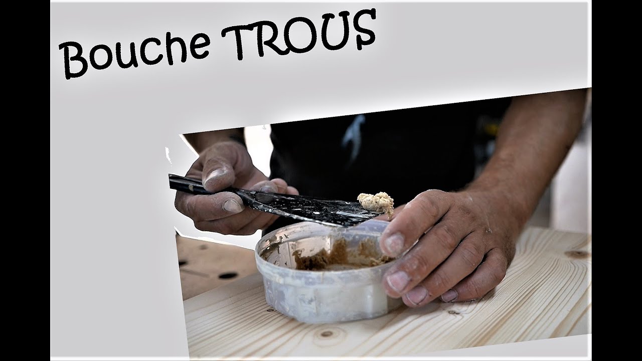 LIANT à bois - boucher les trous et fissures