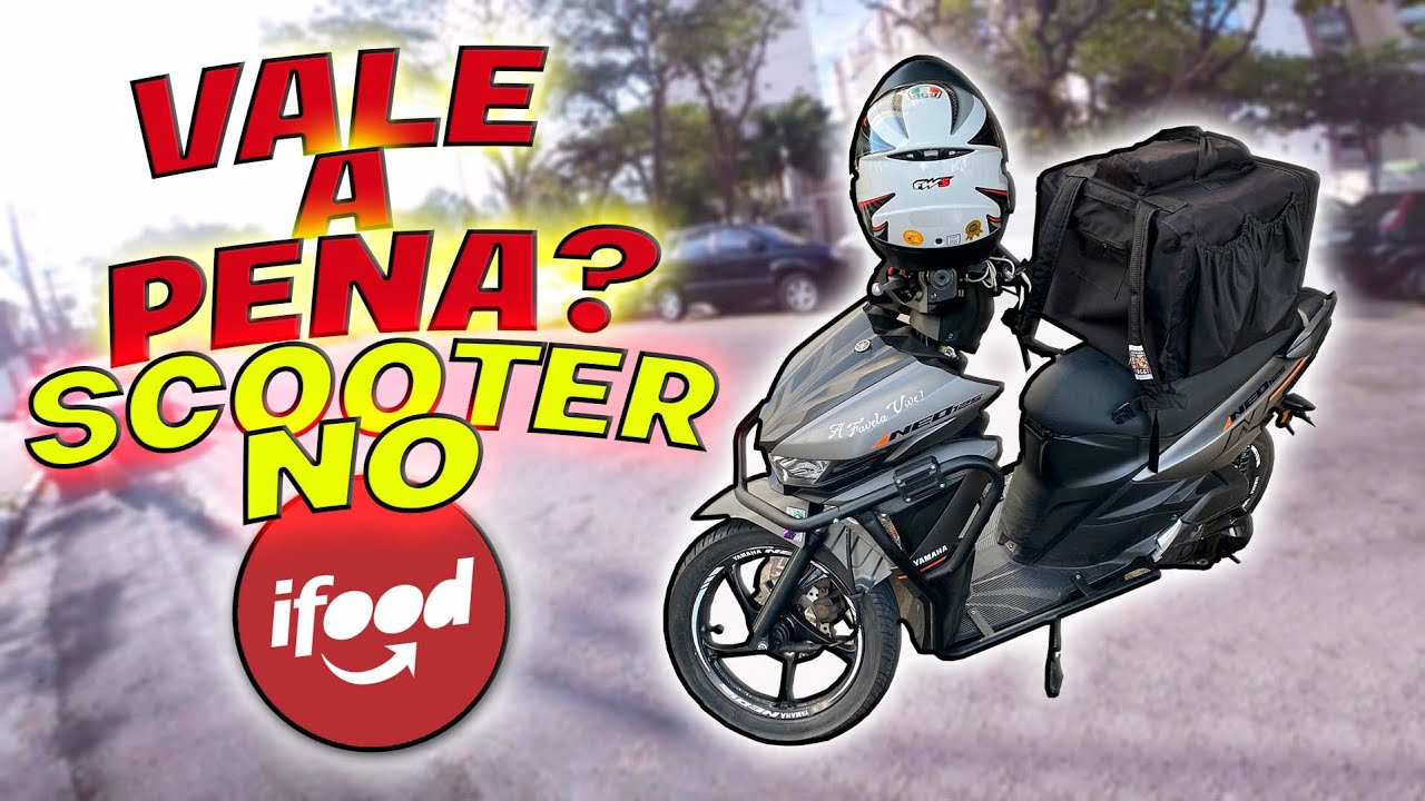 VANTAGENS DE TRABALHAR DE SCOOTER NO IFOOD *vale a pena?* *yamaha neo 125cc* ‹ Henrique Vedovato ›