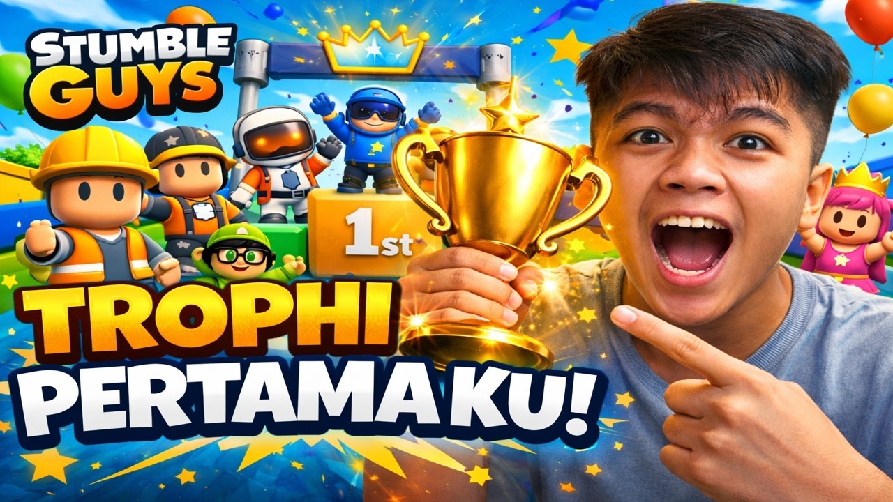 tropi pertamaku di STUMBLE GUYS sesulit ini