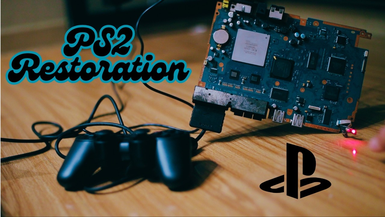 PS2 Slim Restoration: Fixing, Cleaning, and Bringing It Back to Life!
