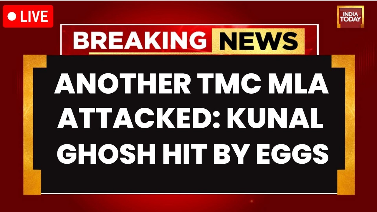 LIVE: Another TMC Leader Attacked | TMC MLA Kunal Ghosh Pelted With Eggs | Mamata Banerjee