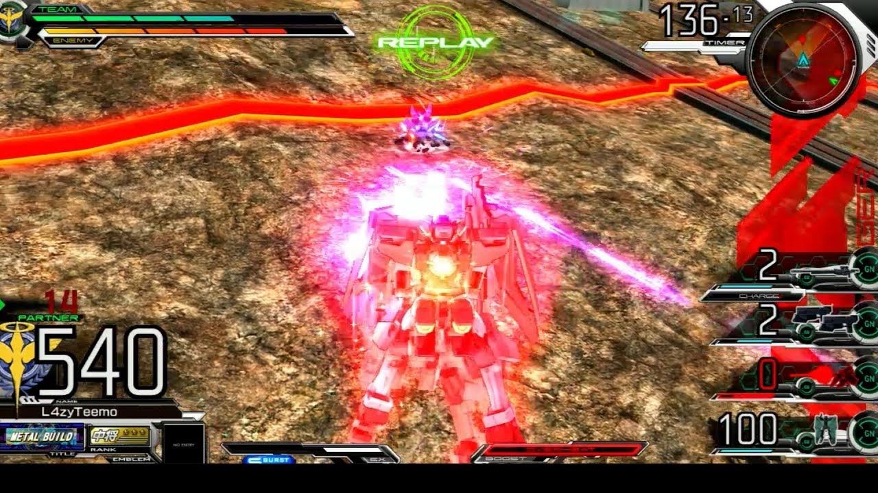 【『棒たち』のS覚ムーブ】ガンダムデュナメス【中将★３ 練度★15】【EXVSMBON】