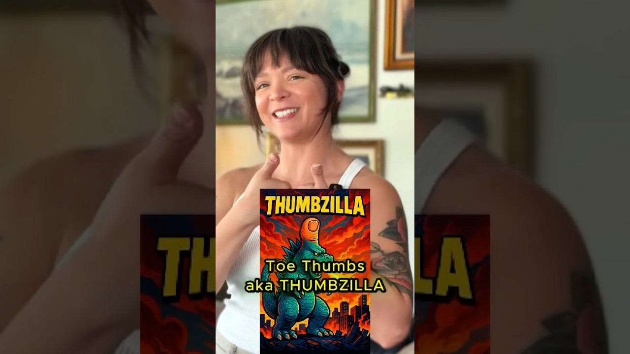 Thumbzilla: The Origin Story #thumbs #funny #bodypositivity
