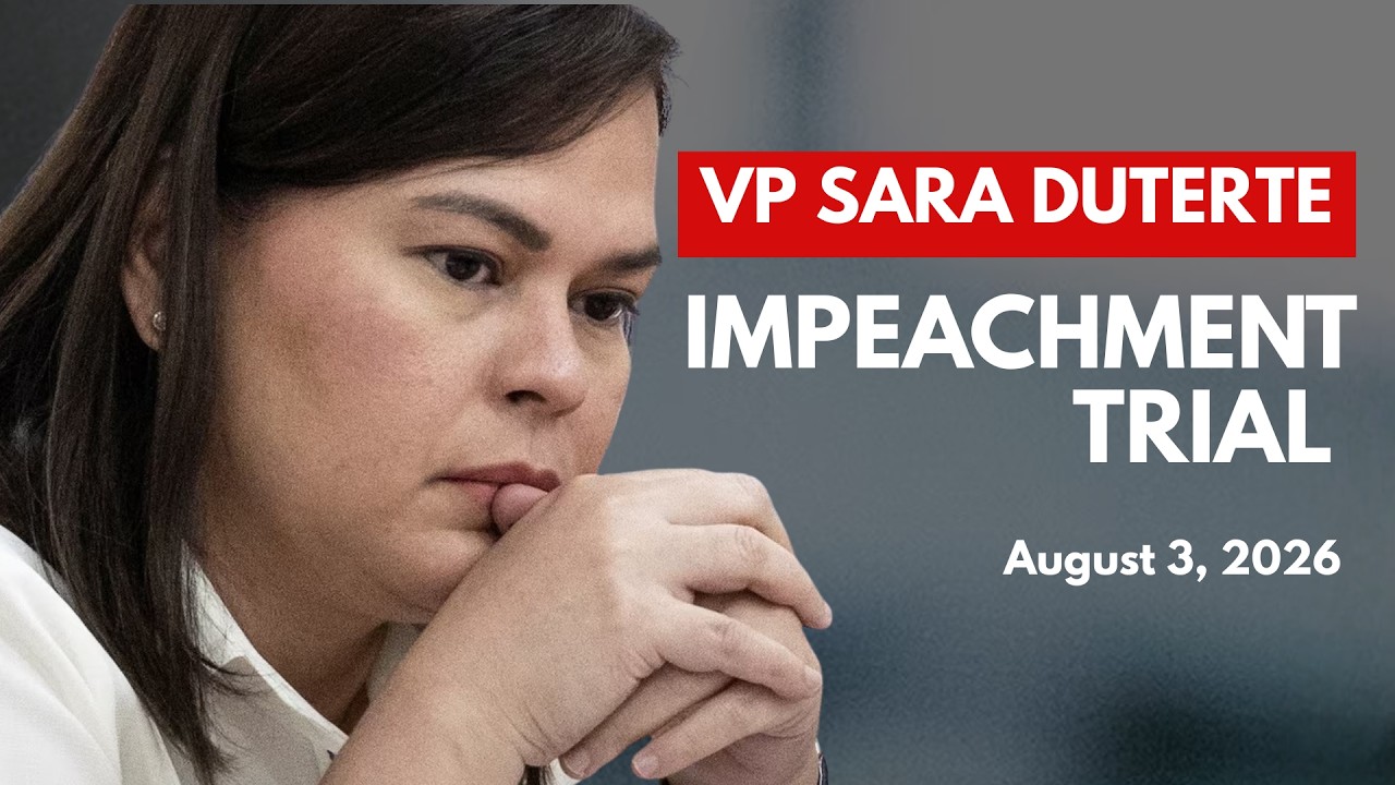 LIVE: VP SARA DUTERTE IMPEACHMENT TRIAL - DAY 11 - AUGUST 3, 2026