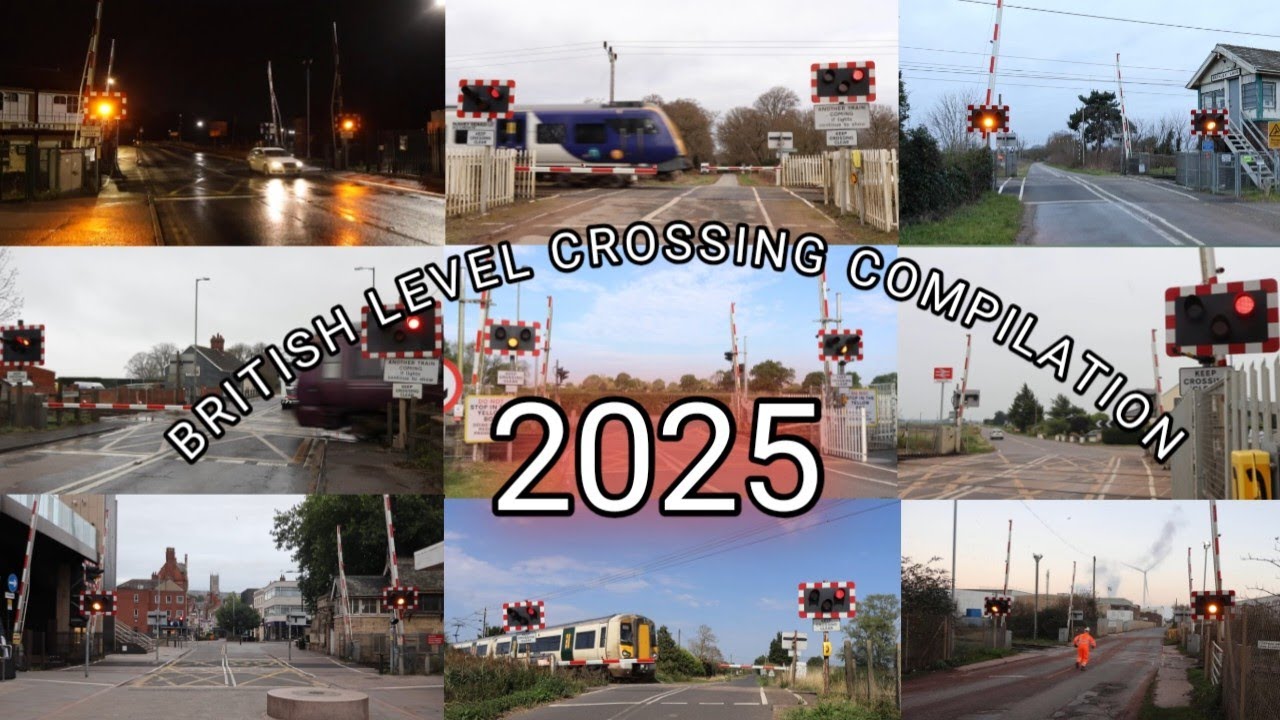 2025 British Level Crossing Compilation (annual highlights)