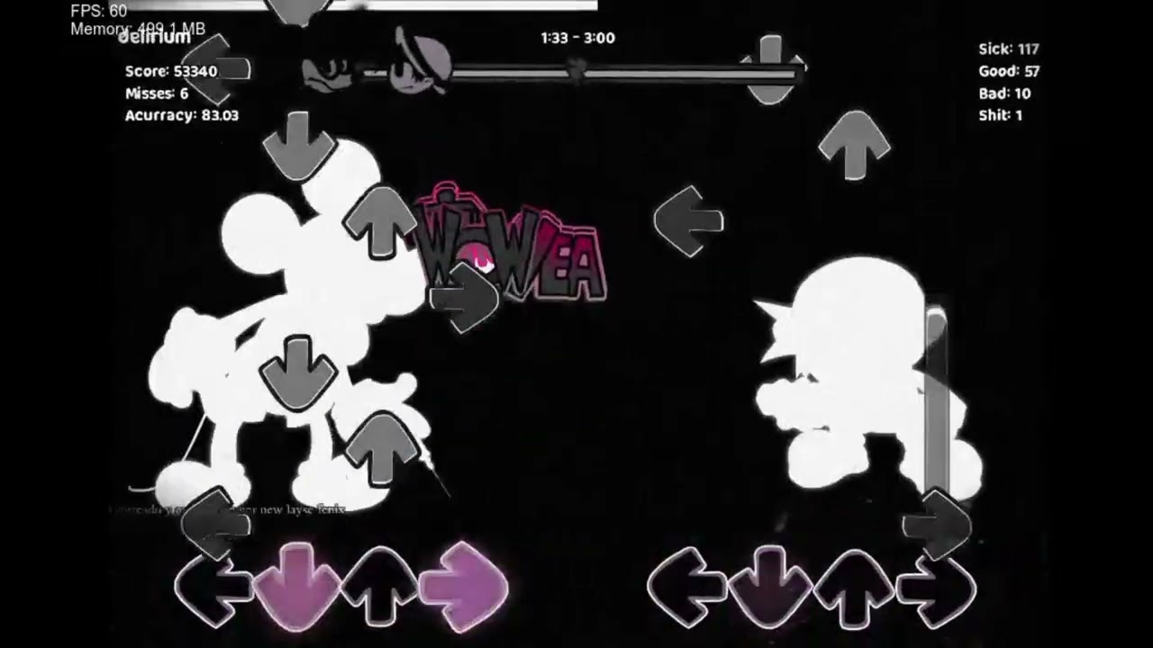 FNF Sunday Desolation - Delirium But Mickey Sings It