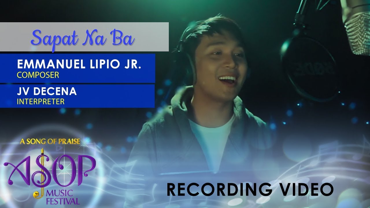 JV Decena sings 