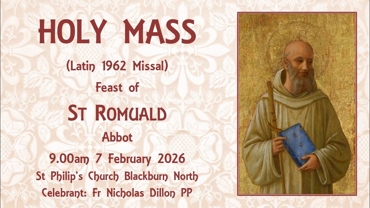 Holy Mass (Latin 1962 Missal) - Feast of St Romuald - 7 February 2026