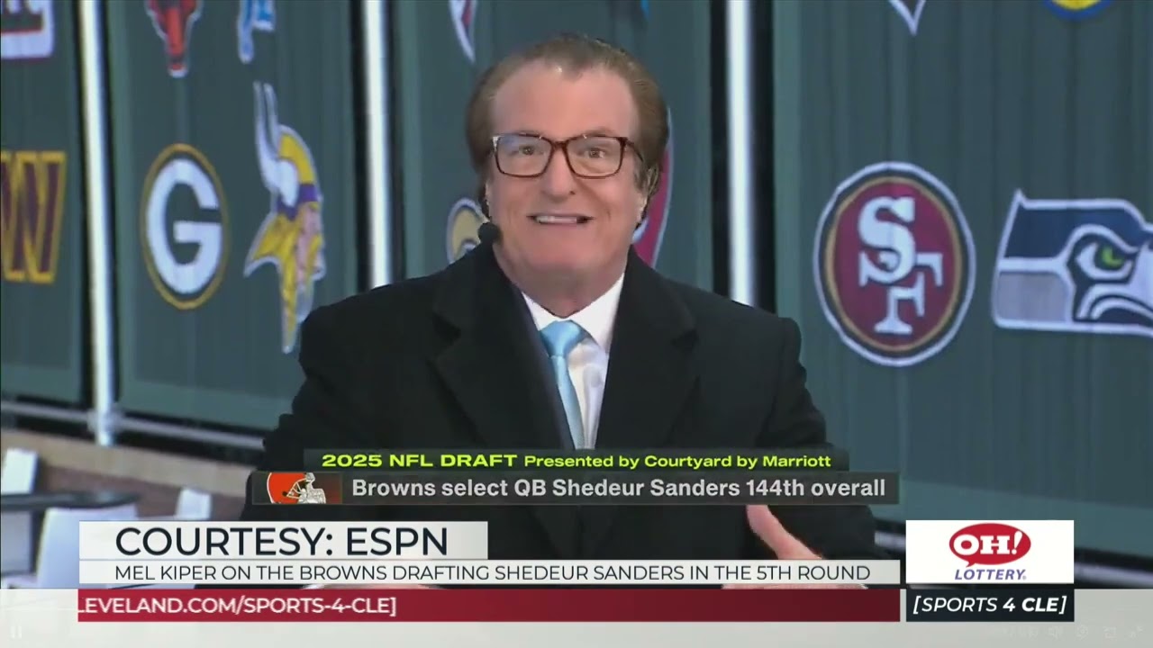 Mel Kiper Jr. on the Browns Drafting Shedeur Sanders - Sports4CLE, 4/28/25