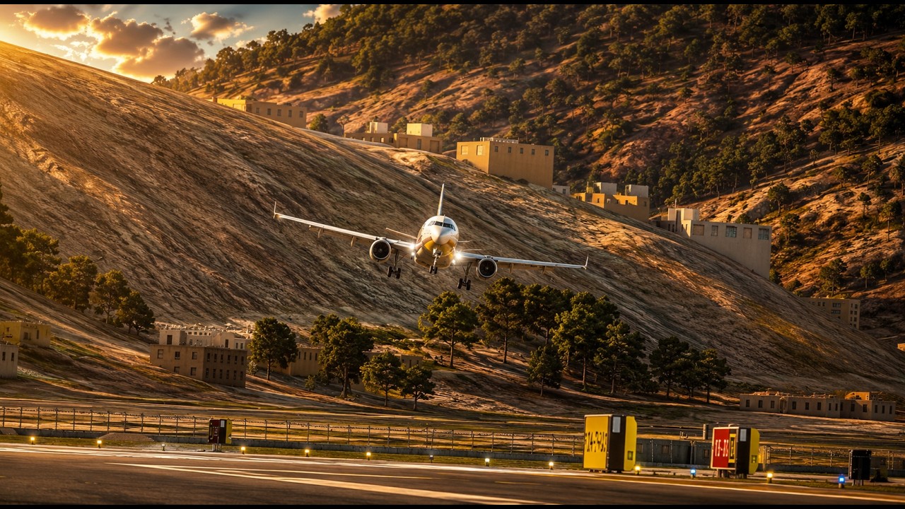 Air Bhutan A319 Final Approach & Landing | Paro VQPR | Fenix A319