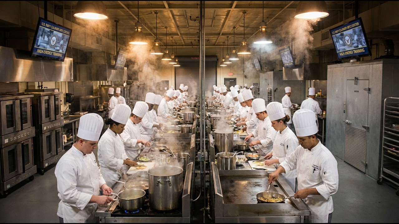 How Navy Cooks Train 15 Intense Weeks for 17,000 Meals Daily