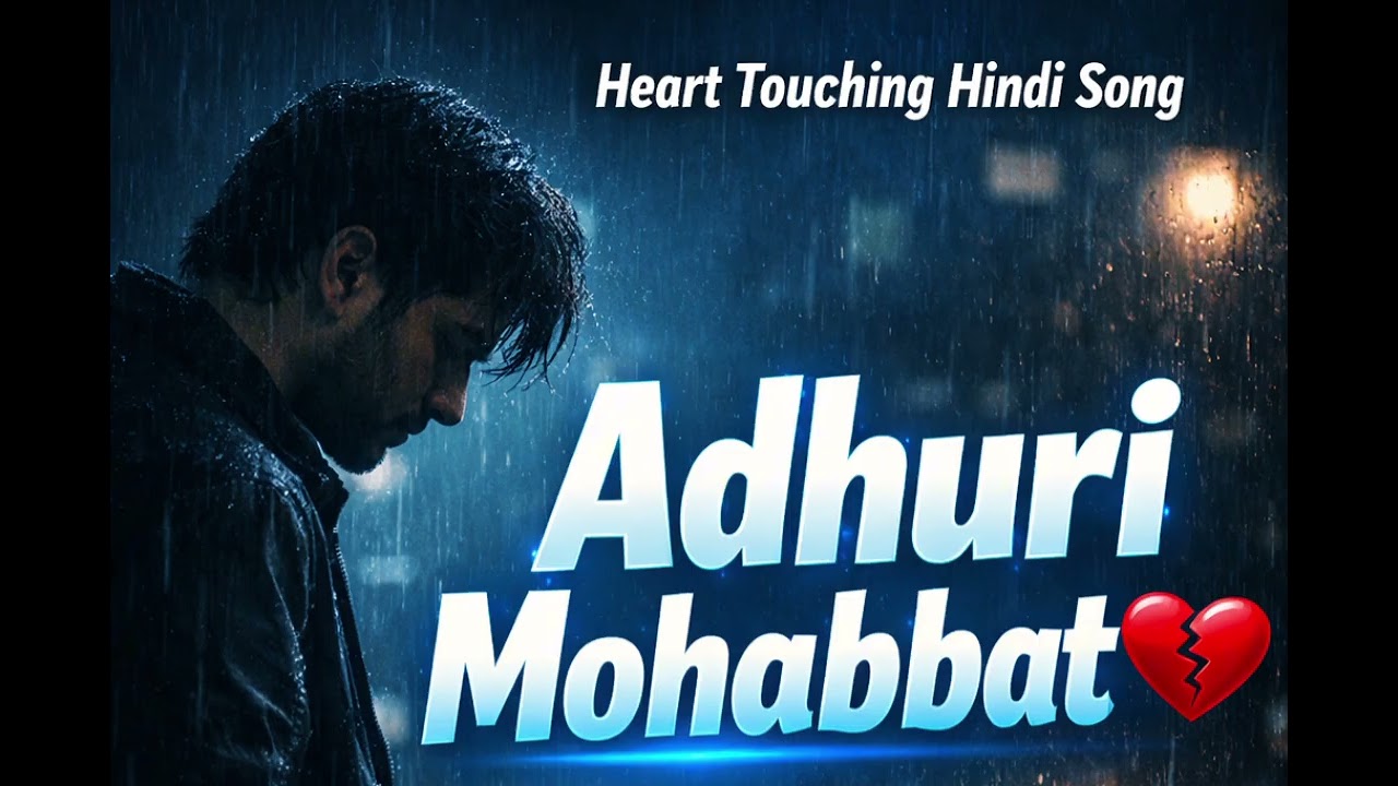 Adhuri Mohabbat 💔 | Heart Touching Sad Hindi Song | Emotional Love Song 2026