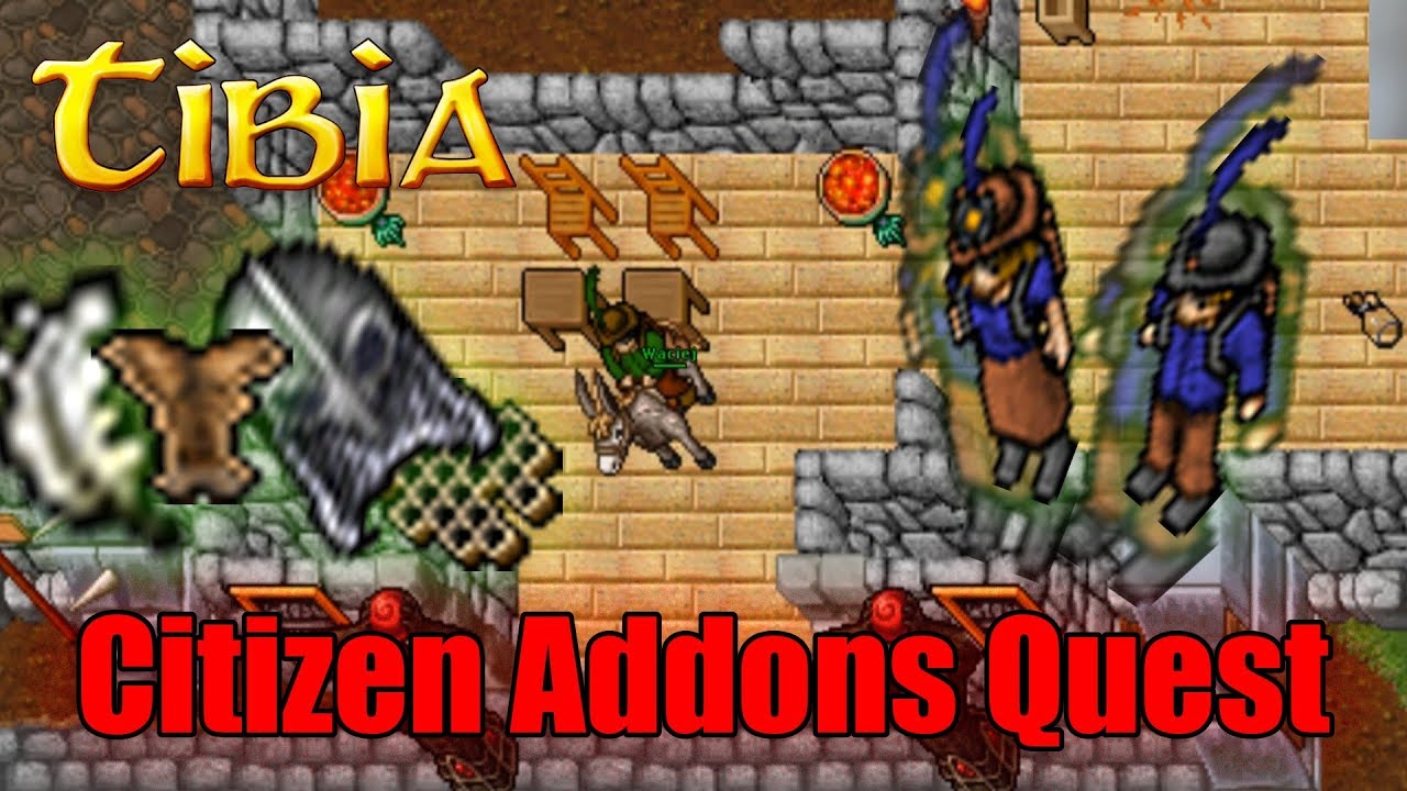 STRÓJ MIESZCZUCHA - Citizen Addons Quest - TIBIA - PORADNIK