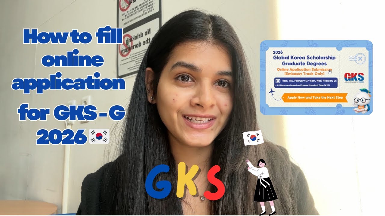 How to fill Online application for GKS-G 2026 | Step-By-Step explained | Global Korea Scholarship 🇰🇷