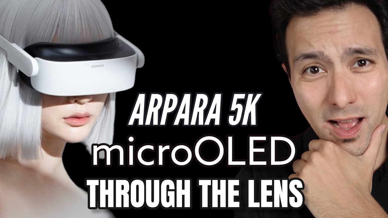 OMG! THIS MICRO OLED VR HEADSET IS INSANE! - Through-The-Lens Of The Arpara 5k!