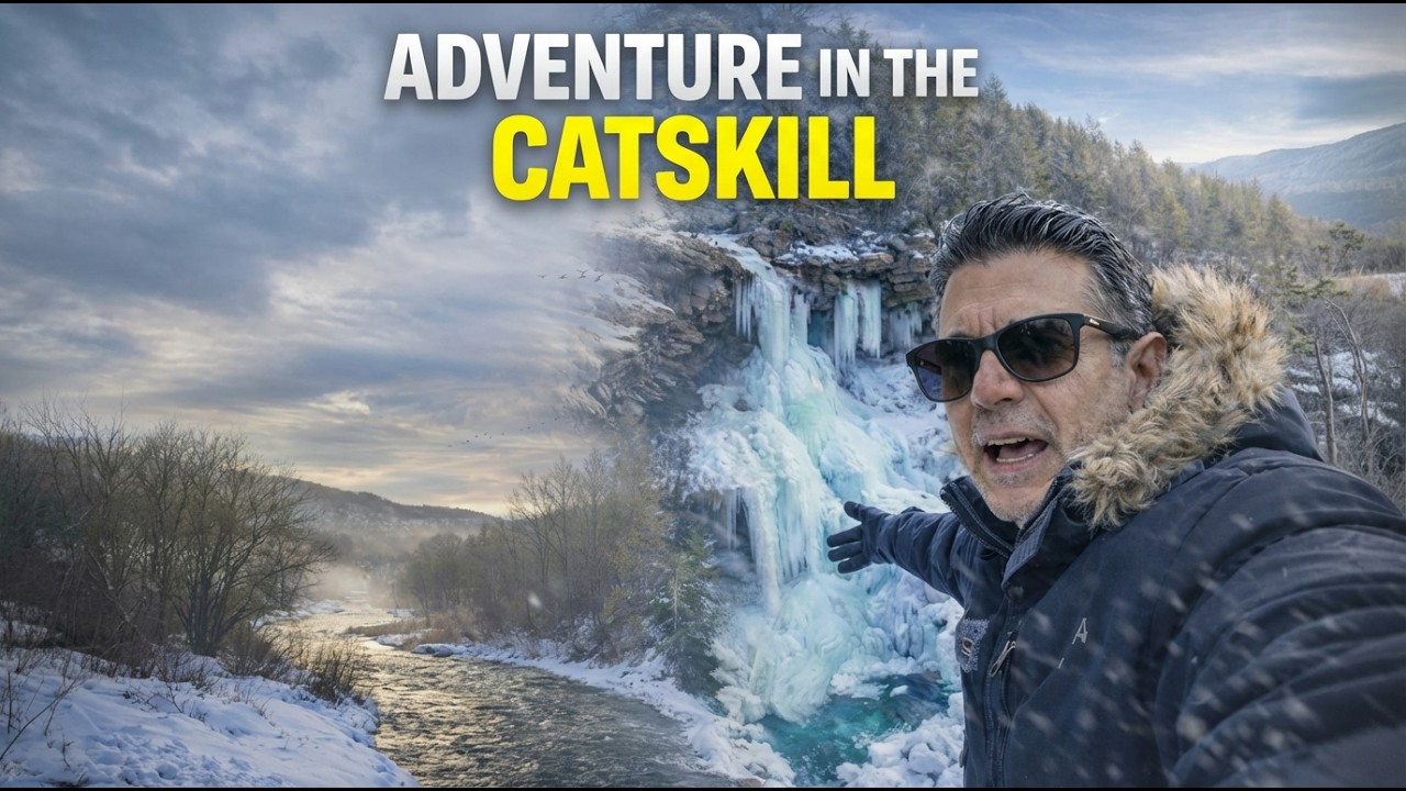 Winter in Upstate New York | Catskills, Kaaterskill Falls & Mountain Roads